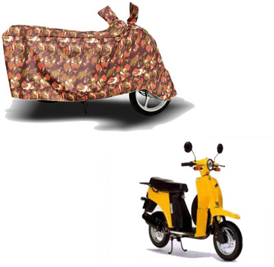 HYBRIDS COLLECTION Two Wheeler Cover for Bajaj(Sunny, Red)