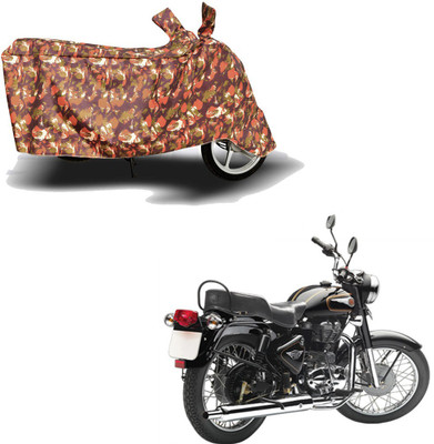 HYBRIDS COLLECTION Two Wheeler Cover for Royal Enfield(Standard 350, Red)