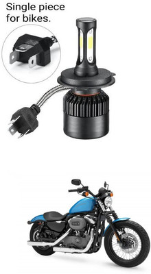 PECUNIA LED Headlight Bulbs - 12000LM 6000K -Hi/Lo Beam, Spotlight Fog Light Bulb Conversion Kits Upgraded Double JPS Chips Silent Fan IP67 Comftable With Harley Davidson XL 1200X Headlight Motorbike LED (12 V, 55 W)(Universal For Bike, Pack of 1)