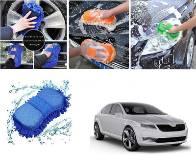 arneja trading company Microfiber Vehicle Washing  Sponge(Pack Of 1)