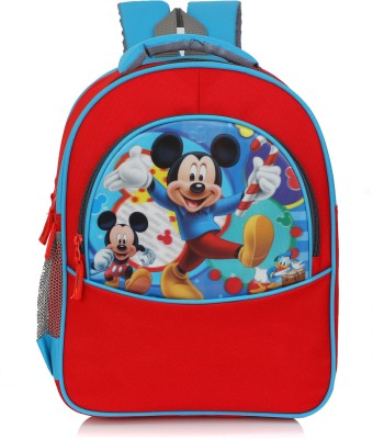 bayo Mickey Mouse 16 ×12 inch Pre-School For Nursery (LKG/UKG/1st std) School Bag School Bag(Multicolor, 30 L)