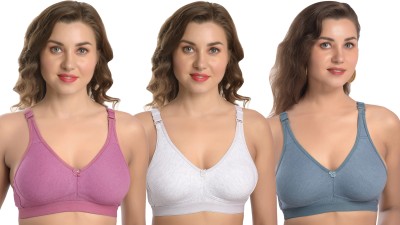 MIESTILO Seamless Women T-Shirt Non Padded Bra(Multicolor)