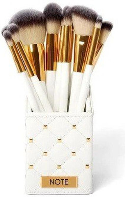 SKINPLUS Note Makeup Brush Pouch 12 Piece Set For Face & Eyes(Pack of 12)