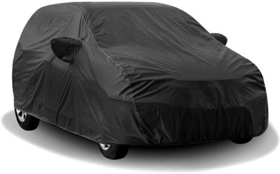 Swarish Car Cover For Honda Jazz (With Mirror Pockets)(Black)