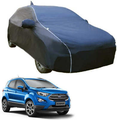 FAMEXON Car Cover For Ford Ecosport (With Mirror Pockets)(Blue)