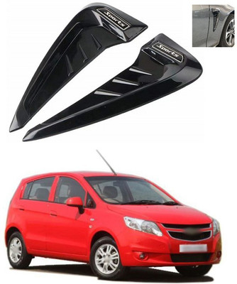 PROEDITION Stainless Steel, Plastic Car Door Guard(Black, Pack of 2, Chevrolet, UVA)