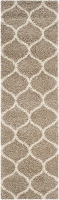 Dizen Star Beige Acrylic Runner(2 ft,  X 5 ft, Square)