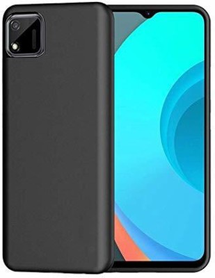 CONNECTPOINT Bumper Case for Realme C20A(Black, Flexible, Silicon, Pack of: 1)