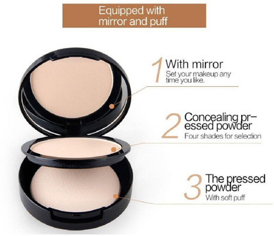 ADJD 2 in 1 Matte Finish Compact Powder Compact(Multi Color, 20 g)