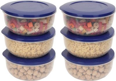 Cutting EDGE Plastic Utility Container  - 1950 ml(Pack of 6, Blue)