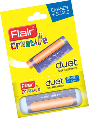 Flair Creative Duet Non-Toxic Eraser(Multicolor)