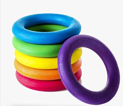 HACKERX Rubber Tennikoit Ring (Pack of 6 ) Rubber Tennikoit Ring(Pack of 6)