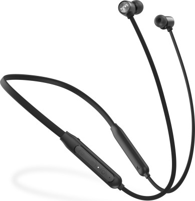 Mivi Collar Classic Neckband with Fast Charging Bluetooth Headset(Black, In the Ear)