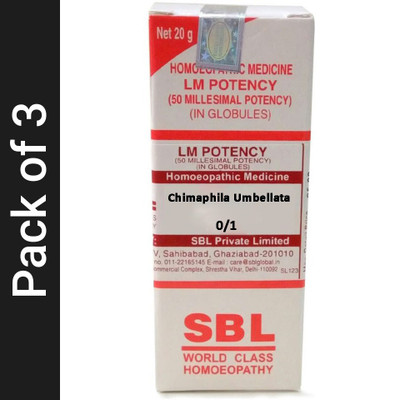 SBL Chimaphila Umbellata 0/1 LM Globules(3 x 20 g)