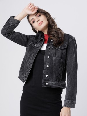 Tokyo Talkies Full Sleeve Solid Women Jacket