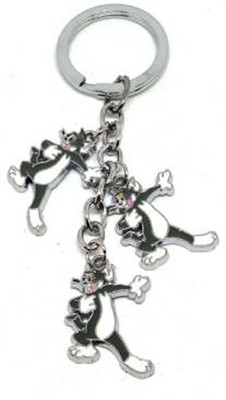 SHOKY LOOKS 3 Unique Tom Cat carton show happiness and love Key Chain