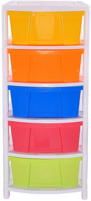 Randal Utensil Kitchen Rack Plastic Multipurpose Use 5 Step Drawer - File/Book/paper Etc..Storage