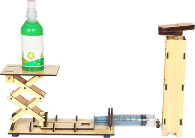 Techny Birds Hydraulic Jack Science Educational STEM Toy DIY kit(Multicolor)