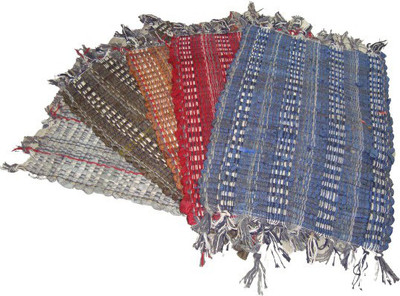 VP Creation Cotton Bathroom Mat(Multicolor, Small, Pack of 5)