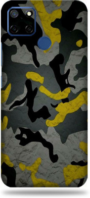 OggyBaba realme c12, realmec12 Mobile Skin(Military Yellow Camouflage With Matte Finish)