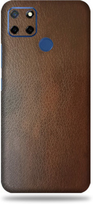 OggyBaba realme c12, realmec12 Mobile Skin(Nut Brown Leather With Matte Finish)
