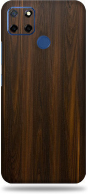 OggyBaba realme c12, realmec12 Mobile Skin(Mahogany Wood With Matte Finish)