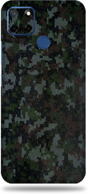 OggyBaba realme c12, realmec12 Mobile Skin(Digital Army Camouflage With Matte Finish)