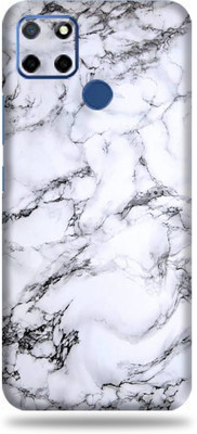 OggyBaba realme c12, realmec12 Mobile Skin(Milky White Marble With Matte Finish)