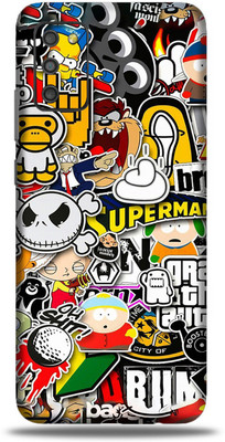 OggyBaba samsung m02s, m02s Mobile Skin(Sticker Bombing With Gloss Finish)