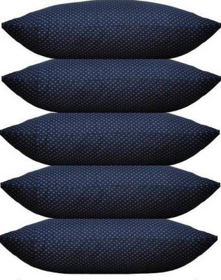THEBEGPACK COLLECTION Microfibre Geometric Sleeping Pillow Pack of 5(Blue)