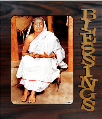 pnf Sri Sharada Devi Wood Photo Frames with Acrylic Sheet (Glass)-19744 Religious Frame