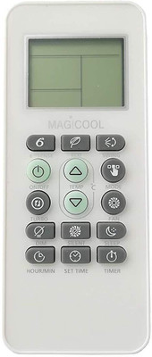 BhalTech VE-173 Letest Magicool AC Compatible for  Magicool Whirlpool Remote Controller(White)