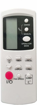 LipiWorld VE-190 AC Remote Control Compatible for  AC HAIER Remote Controller(White)
