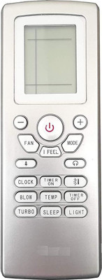 BhalTech VE- 176 AC Compatible for  AC GREE/VIDEOCON Remote Controller(White)