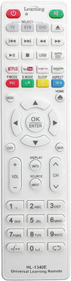 BhalTech HL-1340E Intelligent Learning Type Universal Works for All Smart DVD Player, Set-Top Box & Tv All Smart Tv Remote Controller(White)