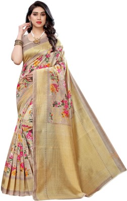 Kkrish Printed Bollywood Art Silk Saree(Pink)