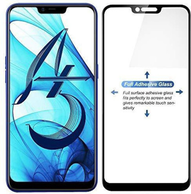 11D Edge To Edge Tempered Glass for Oppo A5(Pack of 1)