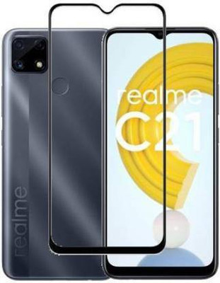 NewSelect Edge To Edge Tempered Glass for Realme C21,Realme C25,Realme C20(Pack of 1)