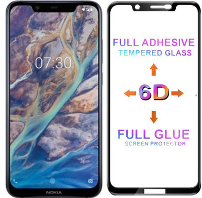 MT Guard Edge To Edge Tempered Glass for Nokia 8.1(Pack of 1)