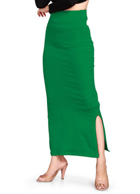 SCUBE DESIGNS Women's Nylon Blend Full Elastic Saree Shapewear Petticoat Nylon Blend Petticoat(M)