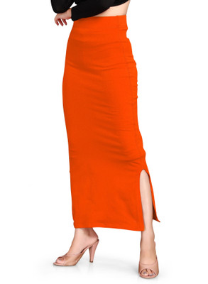 SCUBE DESIGNS Women's Nylon Blend Full Elastic Saree Shapewear Petticoat Nylon Blend Petticoat(M)