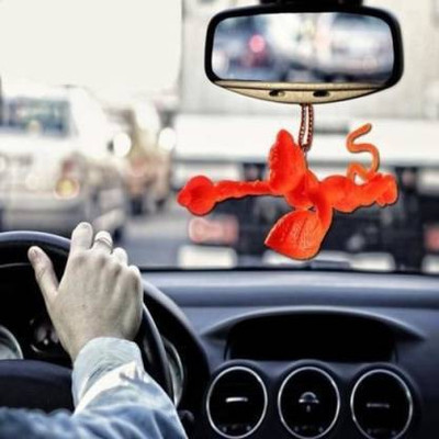 gandak orange hanuman Car Hanging Ornament(Pack of 1)