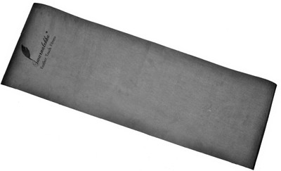 Swarnalekha 8 mm Black Sweat Absorbent Thick Large Washable Anti-Slip Anti-Skid Gym & Yoga Mat Black 8 MM mm Yoga Mat