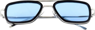 SAMIW COLLECTION Rectangular Sunglasses(For Men & Women, Blue)