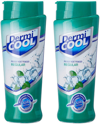 Dermi Cool Prickly Heat Powder Regular Menthol 150G(2 x 150 g)