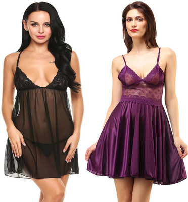 Boosah Solid Babydoll