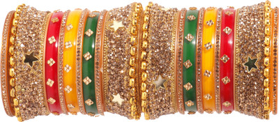 navjai Plastic Bangle Set(Pack of 18)