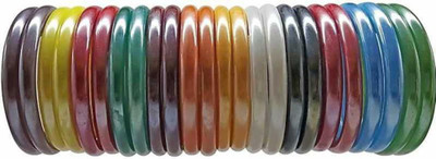 Soniaa Creation Glass Bangle Set(Pack of 24)