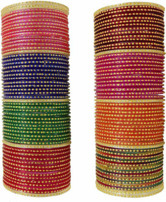 Soniaa Creation Glass Bangle Set(Pack of 108)