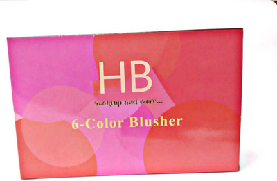 HB 6-Color Amazing Blusher Palette(MULTICOLOR)
